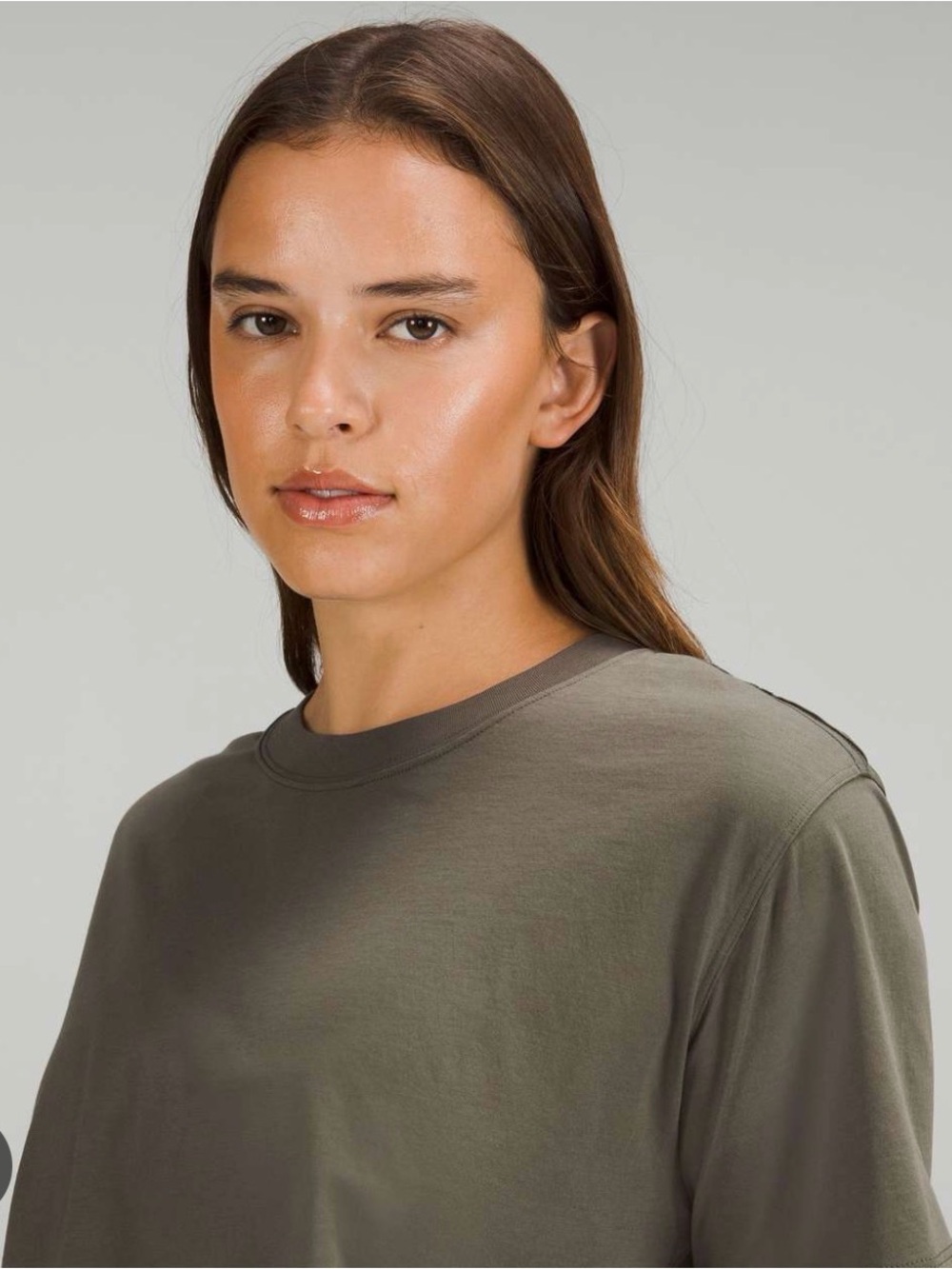 lululemon athletica all yours Short Sleeve Crew Top - Olive Green